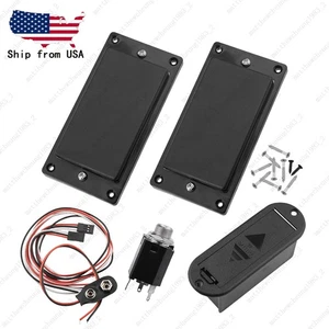 Guitar 2 Active Humbucker Pickup Set 81/85 Enclosed Potentiometer w/ 2 Coil Line - Picture 1 of 7
