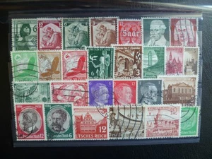 Deutsches Reich-3.Reich,Lot gestempelt auf Steckkarte - Bild 1 von 1