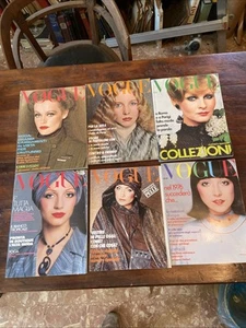 Rivista VOGUE ITALIA Anni 70 Lotto 6 Pezzi. Art 1937 - Foto 1 di 12