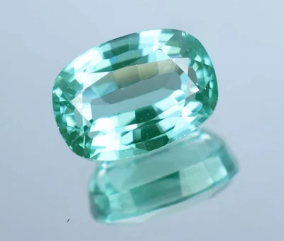 Umwerfend 11.10Ct Natürlich Turmalin Grünlich Neon Blau Kupfer Certified - Bild 1 von 4