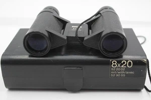 Vintage Zeiss 8x20 Compact Binoculars Mechanically Working w/ Case - Picture 1 of 5