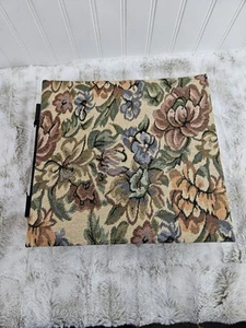 Vintage Tapestry Covered 4x6 Picture Album Holds 200 Pics Beautiful Fabric Gold - Picture 1 of 11