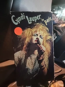 Cyndi Lauper In Paris VHS 91 Min HiFi Stereo Vintage OOP 1987 CBS/Fox Video RARE - Picture 1 of 2