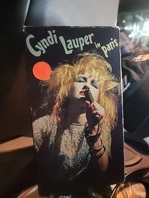 Cyndi Lauper In Paris VHS 91 Min HiFi Stereo Vintage OOP 1987 CBS/Fox Video RARE - Image 1 of 2