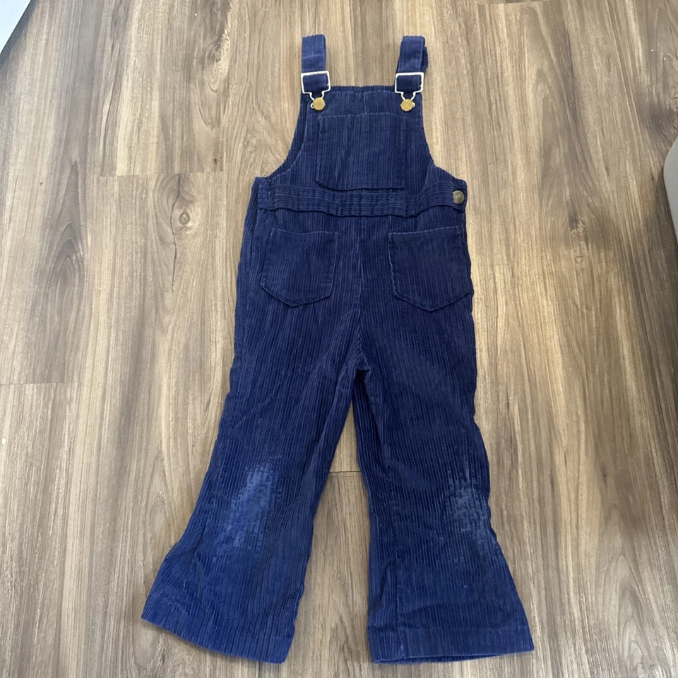 Mono de pana a rayas multicolor vintage años 70 Healthtex Stantogs niños 3T Foto 1 de 4