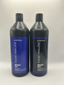 Matrix Total Results - BRASS OFF Shampoo und Conditioner Liter Set New Old Stock - Bild 1 von 1