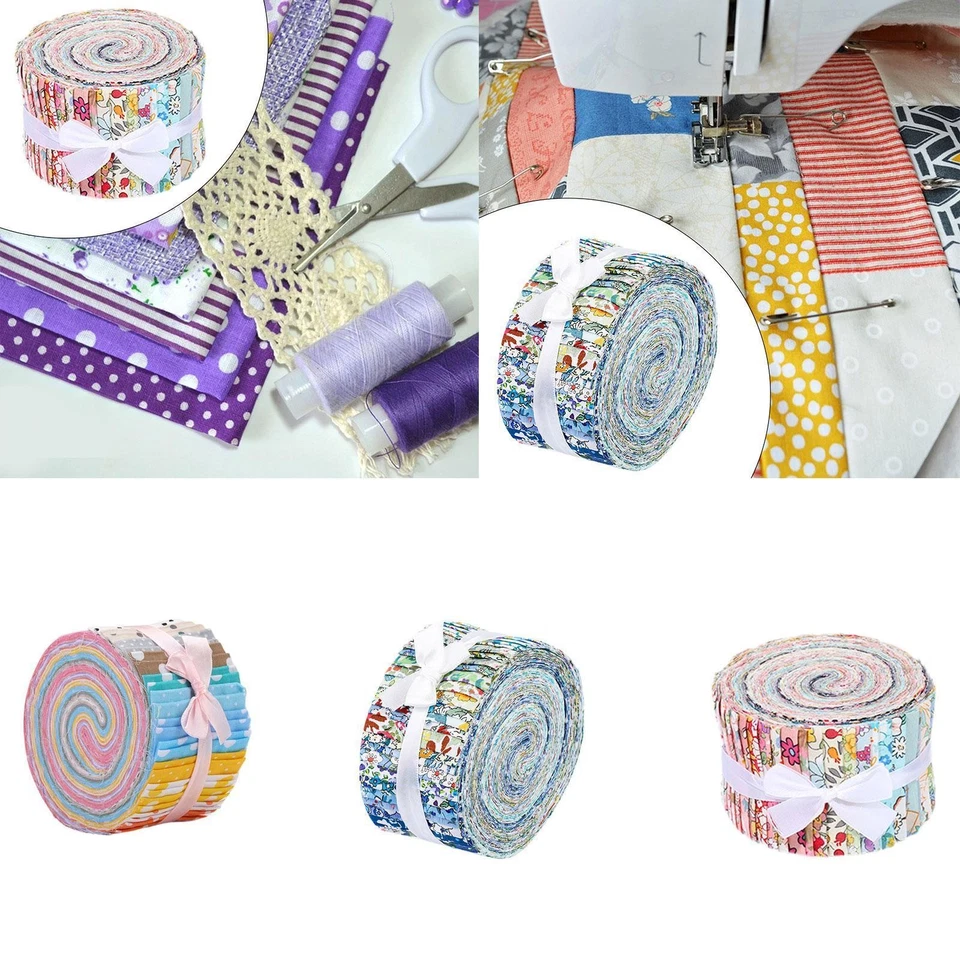 Jelly Rolls Fabric Bundle Craft DIY Crafts Jelly Rolls - image 1 of 1
