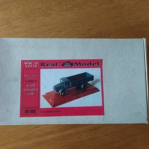 REAL MODEL 35033 Mercedes Benz L 4500 S with wooden cab scala 1/35 - Picture 1 of 1