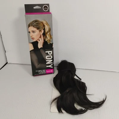 Hairdo Simply Wavy 12" Clip-On Ponytail Extension – Dark Chocolate R6 –Pre-Owned - Image 1 of 4
