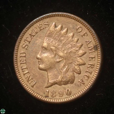 1890 Indian Head Small Cent - Extra Fine Details - Cleaned - Image 1 of 2