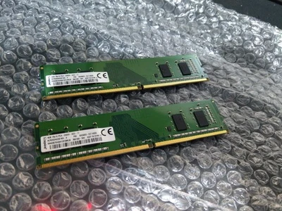 8GB PC4-2666V DDR4  Memory RAM 2 X 4GB  Kingston 2666 MHz NON ECC FOR DESKTOP PC - Image 1 of 2