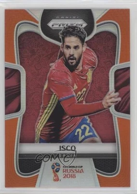 2018 Panini Prizm World Cup Orange Prizm /65 Isco #202 - Image 1 of 2