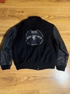 Giacca vintage Carlton Blues FC Australian Football League AFL Varsity XL RARA - Foto 1 di 9