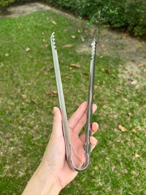 Pacote com 3 alicates de aço inoxidável pinça para pão, churrasco, utensílios de cozinha - Imagem 1 de 3