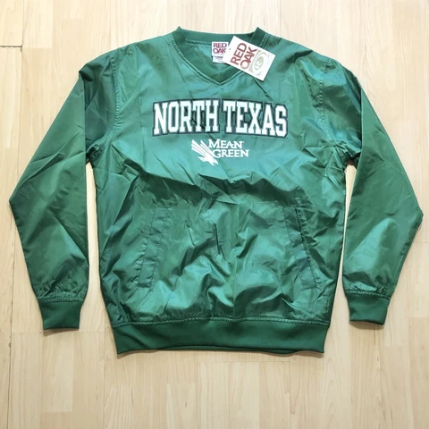 North Texas Mean Green Windbreaker S Basketball Pullover College Sports NWT Cover