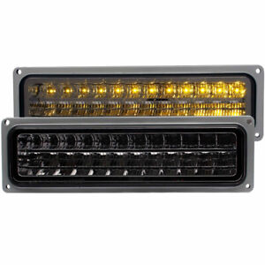 ANZO For Chevy K3500 1988-2000 LED Parking Lights Smoke