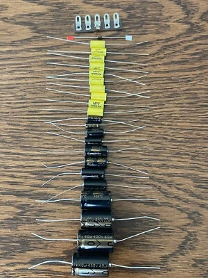 Seeburg SHFA5 Jukebox Amplifier REBUILD KIT New Capacitors Recap Instructions - Image 1 of 4