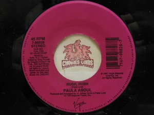 Paula Abdul - Rush Rush / Dub Mix, 45 RPM VG+ w/ TS (16E) - Picture 1 of 2