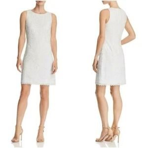 White Eliza J Women’s Sleeveless Lace Dress #411.17 - Picture 1 of 6