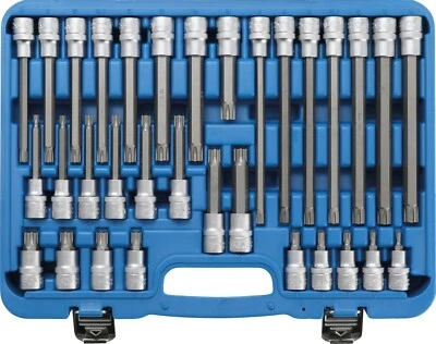 BGS! RIBE Bit Nüsse Riebe Bits Satz Werkzeug Nuß Einsatz Einsätze 32 tlg 1/2"