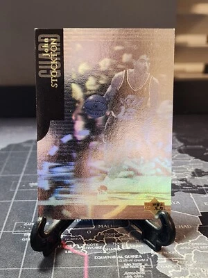 1995-96 Upper Deck Holograms John Stockton #H8 - Image 1 of 2