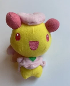JAKKS Pacific Pokemon Cherrim Stofftier Plüschtier Rosa & Gelb 4 Zoll *Gebraucht* - Bild 1 von 7