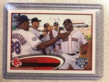 2012 Topps Update #US292.2 All-Star - David Ortiz (With All-Star Teammates)