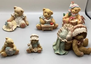 Enesco Cherished Teddies Set With 3 Figurines And 2 Minis - Picture 1 of 3
