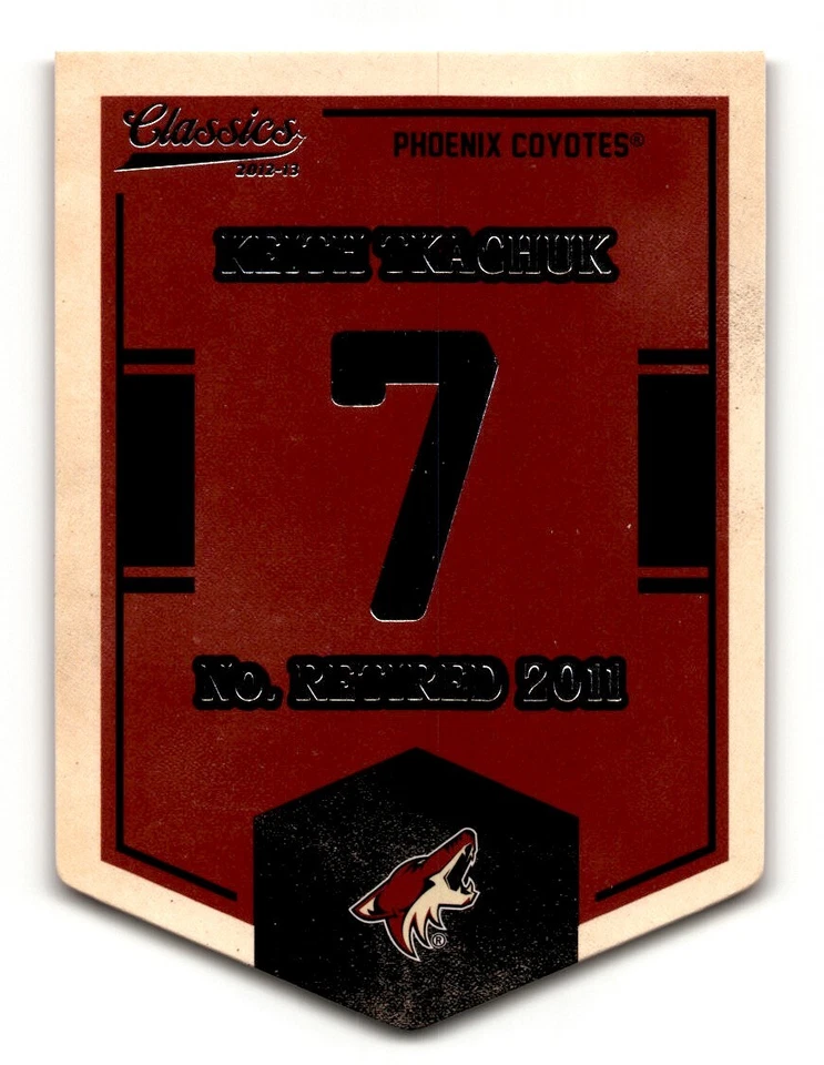 Keith Tkachuk 2012-13 Panini Classics Signatures Banner Numbers #EN61 Phoenix - Image 1 of 2