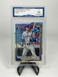 2024 Bowman Chrome Bobby Witt Jr. Kansas City Royals Mojo Card #1 Gem Mint 10! - Picture 1 of 1