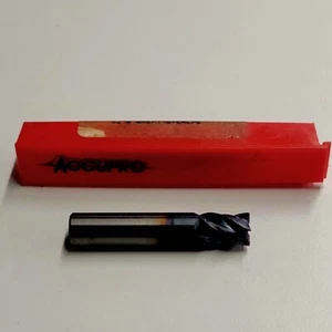MOLINO DE EXTREMO ACCUPRO CON BISEL DE ESQUINA 3/8" diámetro 1/2" LOC, 4 flautas, bisel de 0,015" - Imagen 1 de 2