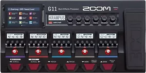 ZOOM G11 Flagship model Guitar Multiple Effects Processor Pedal New - Picture 1 of 9