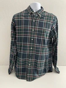 Ralph Lauren Herren Hemd Größe M grün blau rot kariert Langarm Button Down - Bild 1 von 10
