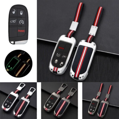 Funda protectora de silicona para llave de coche de aleación de zinc para Jeep Grand Cherokee para Dodge Charger Foto 1 de 4