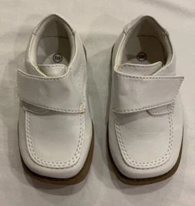 Smartfit Toddler Boys White Dress Loafer Slip-On Shoes Size 5W Christening. - Picture 1 of 6