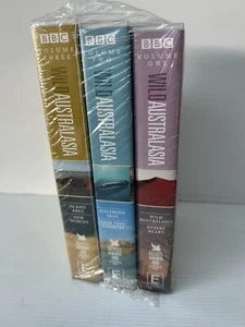 BBC Wild Australasia VHS Volume 1 2 3 Australia Desert Country Tapes New Sealed - Picture 1 of 9