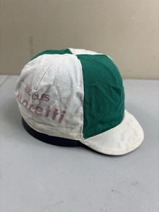 VINTAGE Moretti Cycling Hat Road Bicycle Cap Cotton Distressing One Size RARE! - Picture 1 of 9