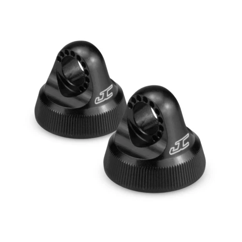 JConcepts 12mm V2 Shock Cap, Black (2pc.) 2490-2 - Image 1 of 1