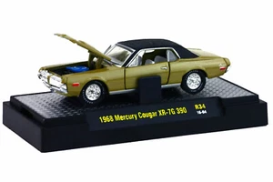 M2 Machines Detroit Muscle Series 34 : 1968 Mercury Cougar XR-7G 390 R34 - Picture 1 of 2