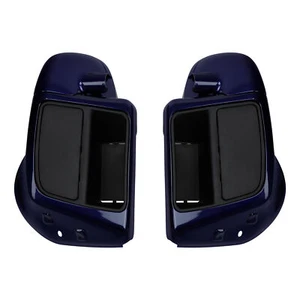 Lower Vented Fairing Fit For Harley Road Glide 14-24 Zephyr Blue/Black Sunglo - Bild 1 von 7