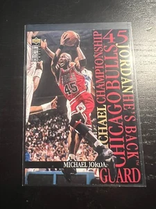 Michael Jordan 1995-96 Collector's Choice He's Back #M4 ponte superiore HOF - Foto 1 di 2