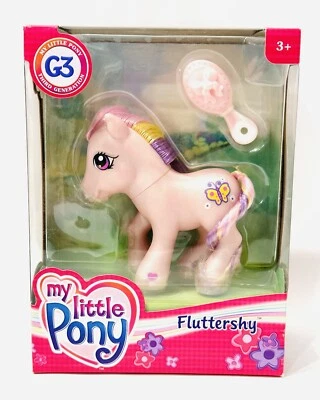 My Little Pony G3 Reissue Basic Fun FLUTTERSHY Pink NOS NEW NIB WOW Sealed - Image 1 of 3