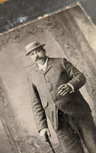 Foto Porträt Mann im Anzug Mc Dannell ca. 1910 Rheinau Linx Freistett - Bild 1 von 2