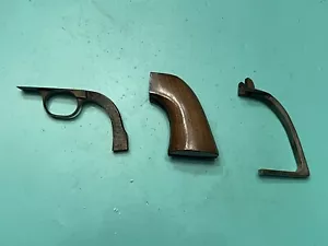 USED MODEL 1851 NAVY WOOD GRIPS BRASS TRIGGER GUARD BACK STRAP .44 CALIBER BP - Picture 1 of 18