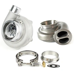 GEN II GTX3576R Turbocharger A/R 1.01 Twin Scroll Turbine Housing +Flange&Clamp - Picture 1 of 7