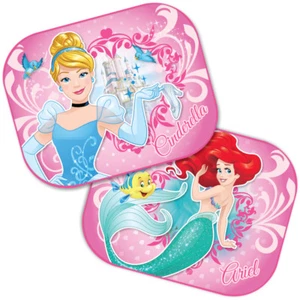 Disney Aschenputtel & Ariel Autofenster Sonnenschirme Jalousien Netzvisier Baby Mädchen S53 - Bild 1 von 4