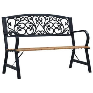 Tidyard Garden Garden Patio Chair Backyard Furniture Wood 120 x 56 x A1P4 - Picture 1 of 8