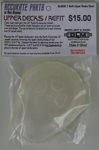 Don's Light & Magic DLM06.1 1/537 Star Trek U.S.S. Enterprise Refit Upper Deck - Picture 1 of 2