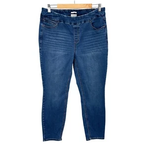 Westbound Jegging Woman 16P Blue High Rise Pull On Denim Dark Wash Stretch - Picture 1 of 11