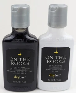 Drybar On The Rocks Clarifying Charcoal Shampoo and Conditioner Travel Size - Picture 1 of 2